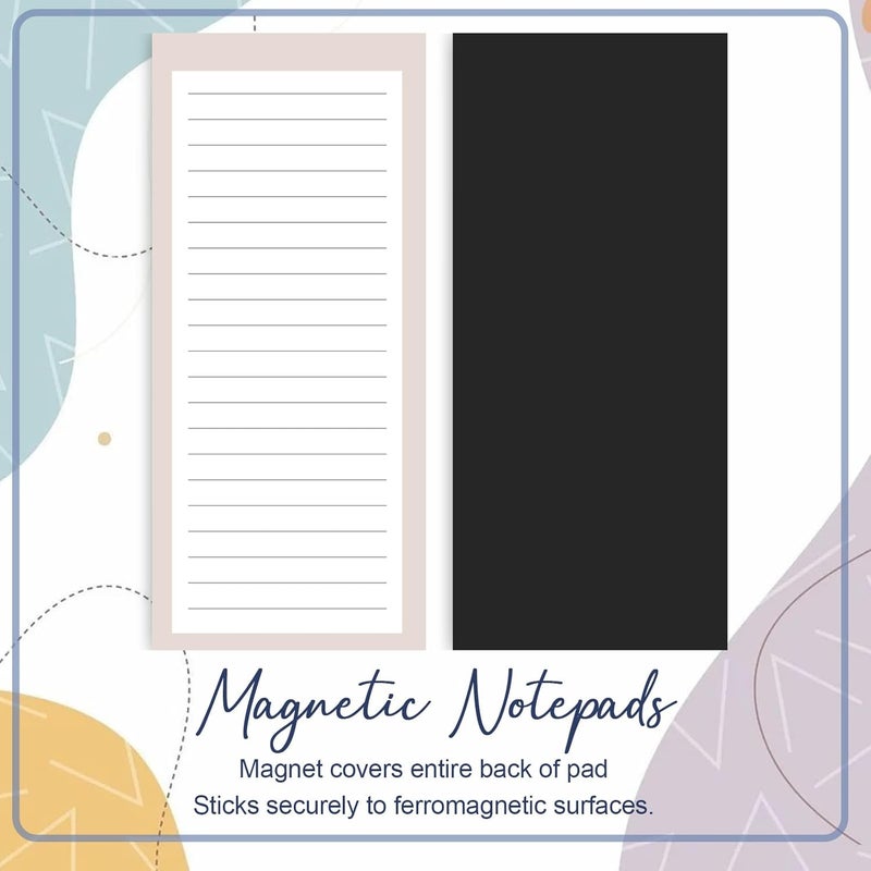 AZUREAL 7 Pack Magnetic Notepads for Refrigerator, 30 Pages/Book Grocery List Magnet Pad for Fridge, Design Magnetic Grocery List Pad for Fridge, Grocery List Notepad, To-Do Memos, List - Image 5